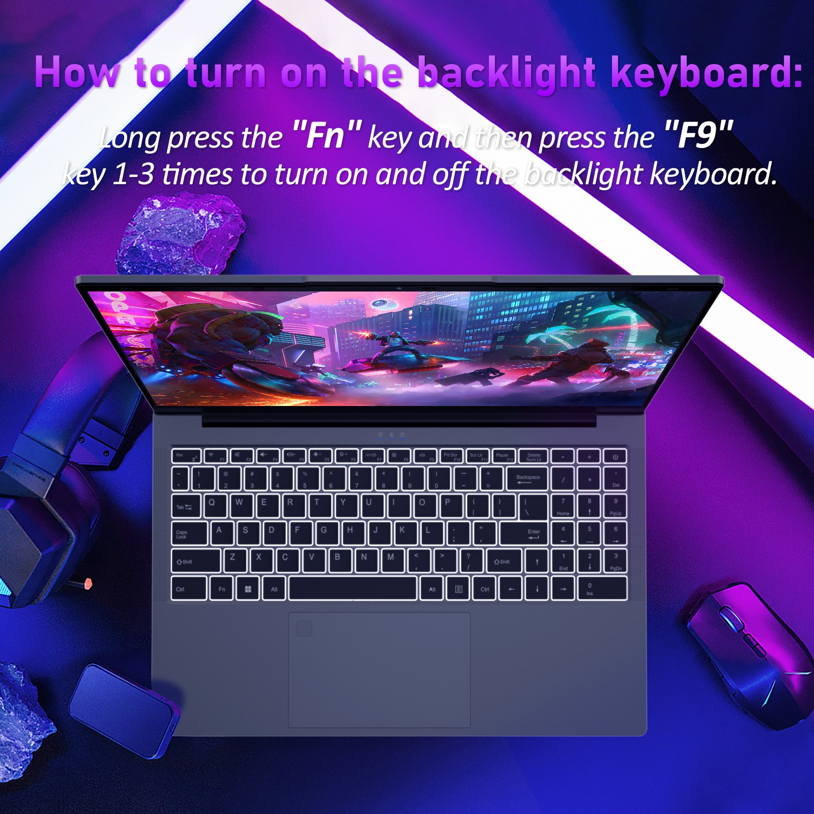 Portable 15.6″ Laptop Computer Win11 Pro 32GB+1TB SSD 8-Core R7 5825U Processor