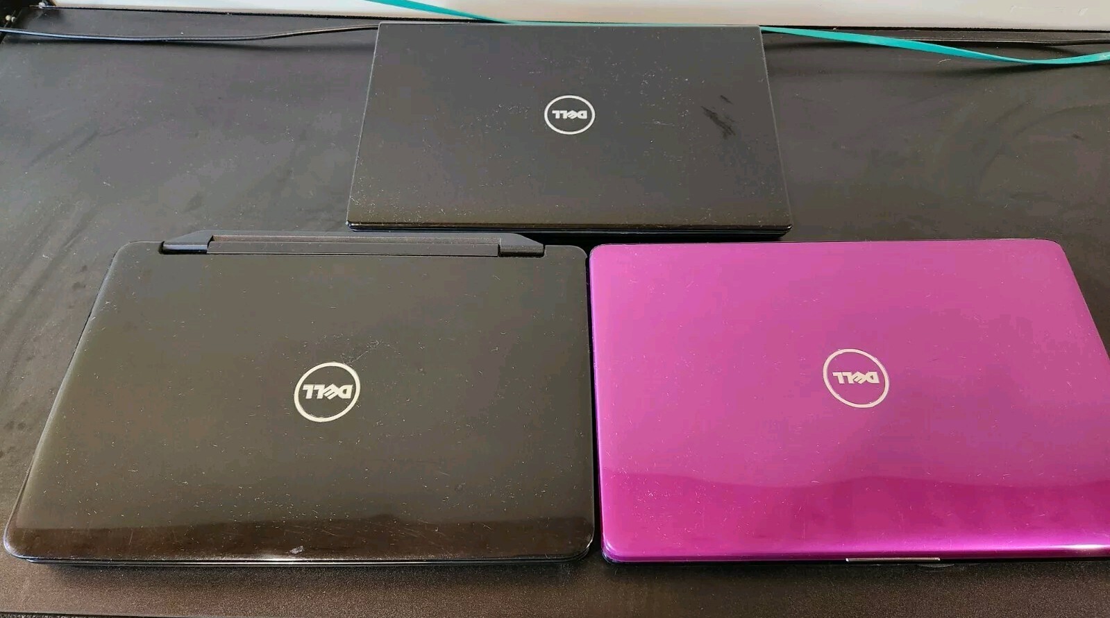 Lot of 3 Dell Laptops Studio and Inspiron Win 10 Pro READ Description