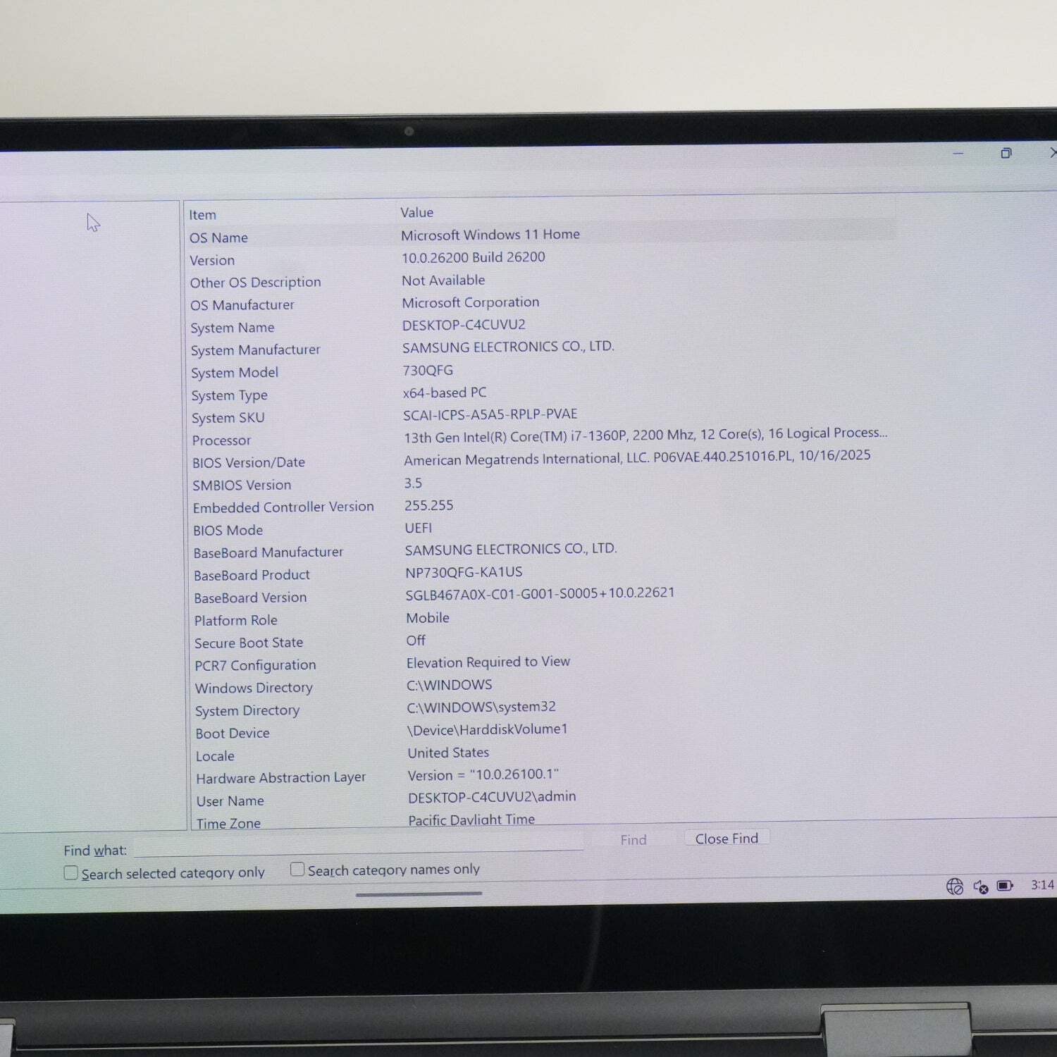 Samsung Galaxy Book3 Pro NP730QFG 13.3″ Core i7-1360P 2.2GHz 16GB RAM 2TB SSD