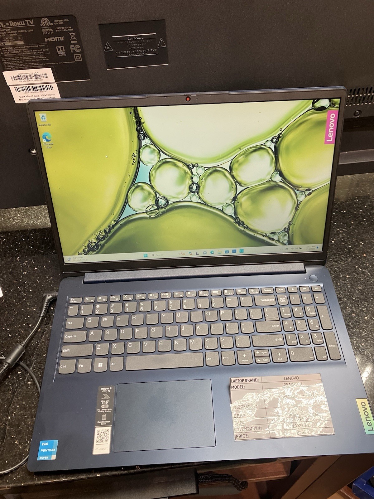 15.6″ Lenovo IdeaPad 1I/ Pentium N6000 / 4 GB / 128GB / 109310-1 JAR