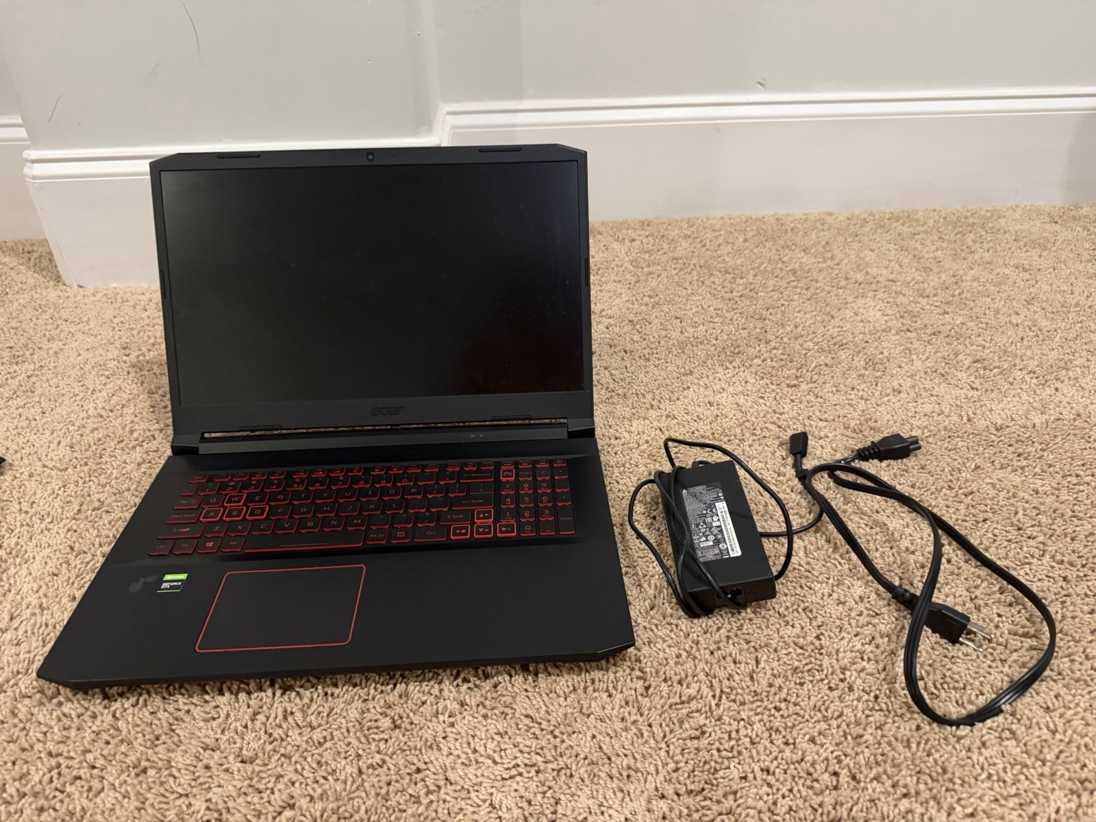 Acer Nitro 5 Gaming Laptop i5 10th Gen 8GB 528GB SSD NVIDIA GPU 15.6″ w/Charger