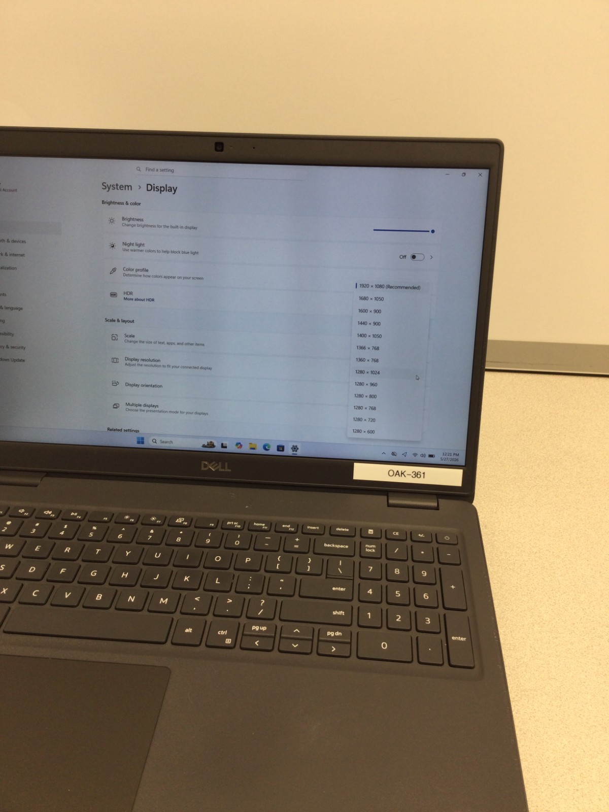 Dell Latitude 3510 15.6″intel core i5-10210U 1.60GHz 8GB RAM 128GB SSD W11P