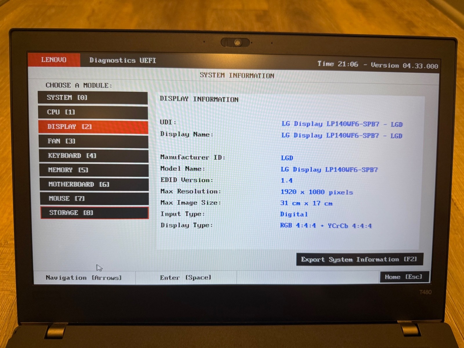 Lenovo ThinkPad T480 14″ (256GB, Intel Core i5 8th Gen., 8GB) Laptop
