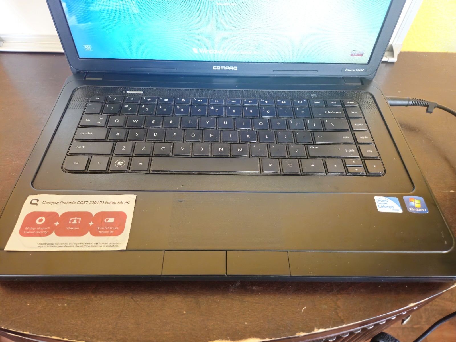 Compaq Presario CQ57 Laptop | Powers On, See Pics | Nice & Clean