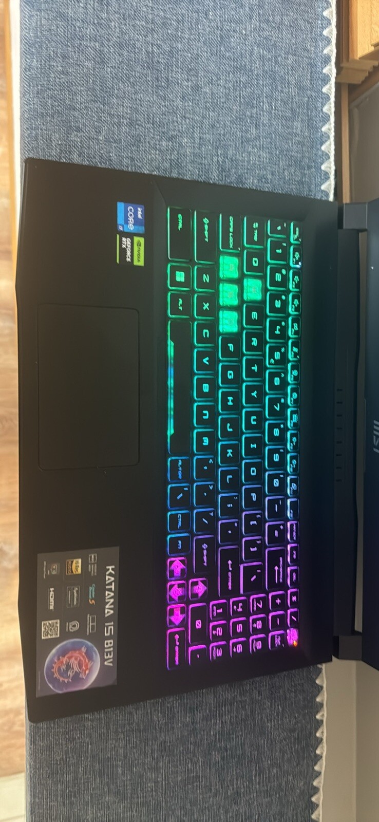 MSI Katana 15 B12VGK-439US 15.6” (1TB SSD Intel Core i7-12650H 4.7GHz 32GB RAM)