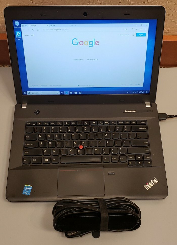 LENOVO THINKPAD E440 Intel Core i3-4000M 2.40GHz 4GB RAM 250GB WEBCAM WIN 10