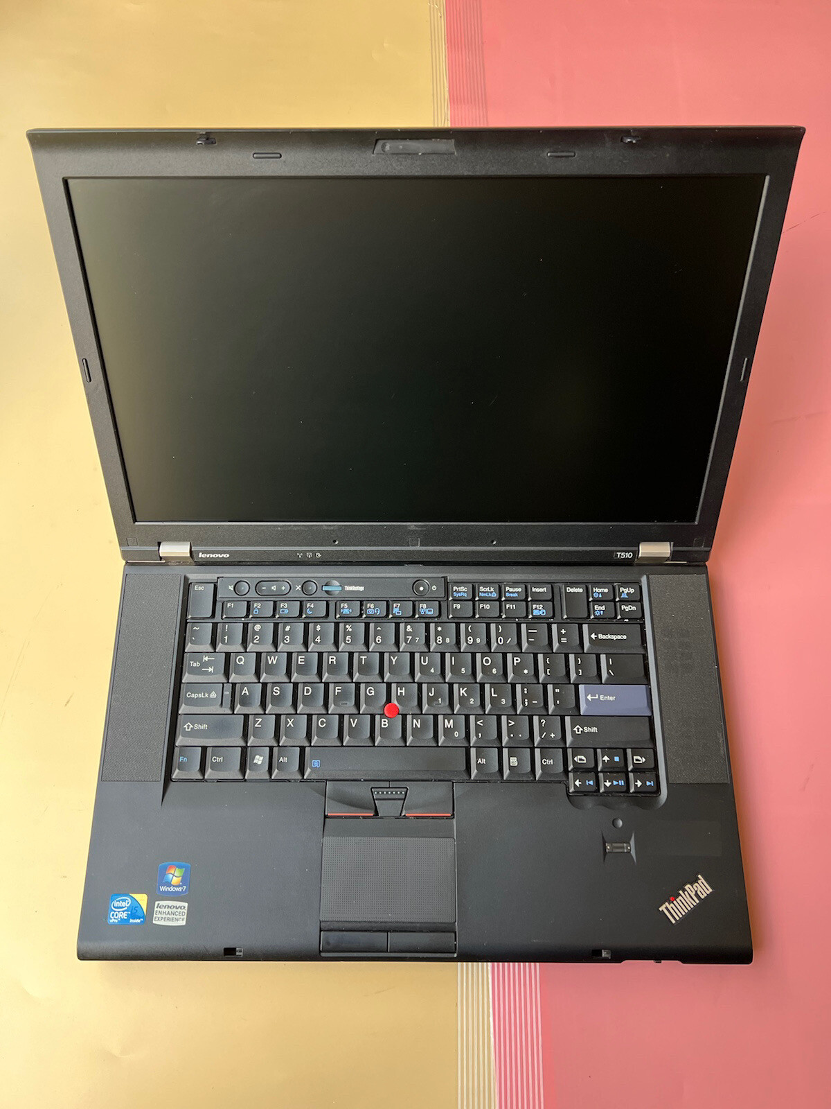 Lenovo ThinkPad T510 vPro Intel Core i5 M520 4GB RAM 0GB HDD PARTS OR REPAIR