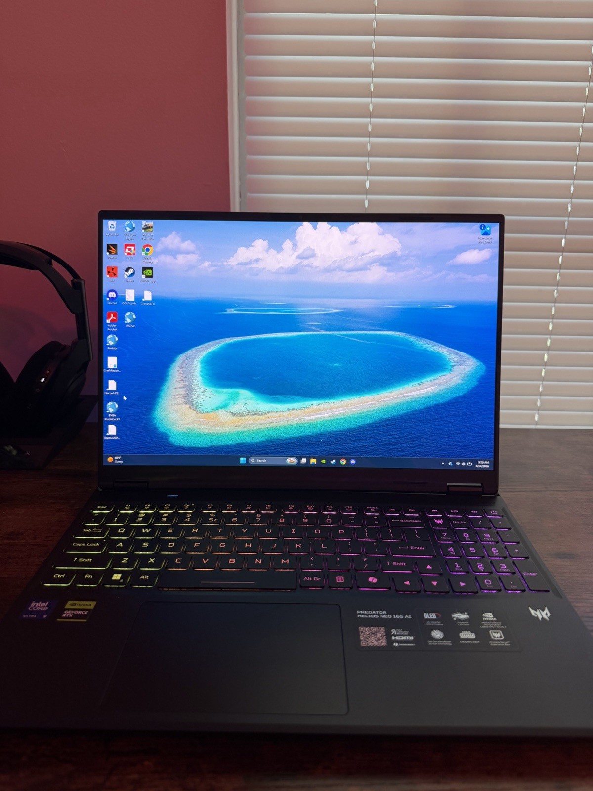 Acer Predator Helios Neo 16 16″ Ultra 9 275HX 32GB 954GB SSD RTX 5070 Ti
