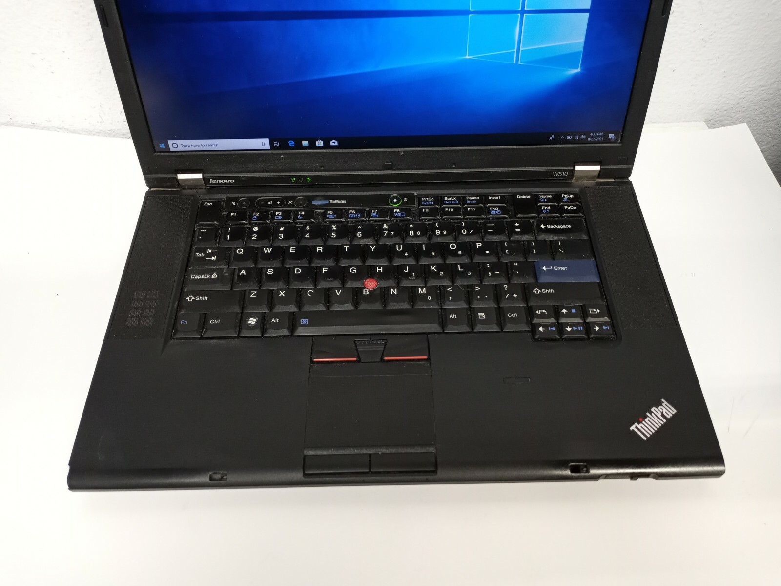 Lenovo ThinkPad W510 15.6″ Intel Core i7-Q720 1.60GHz 8GB 1TB HDD NVIDIA FX 880M