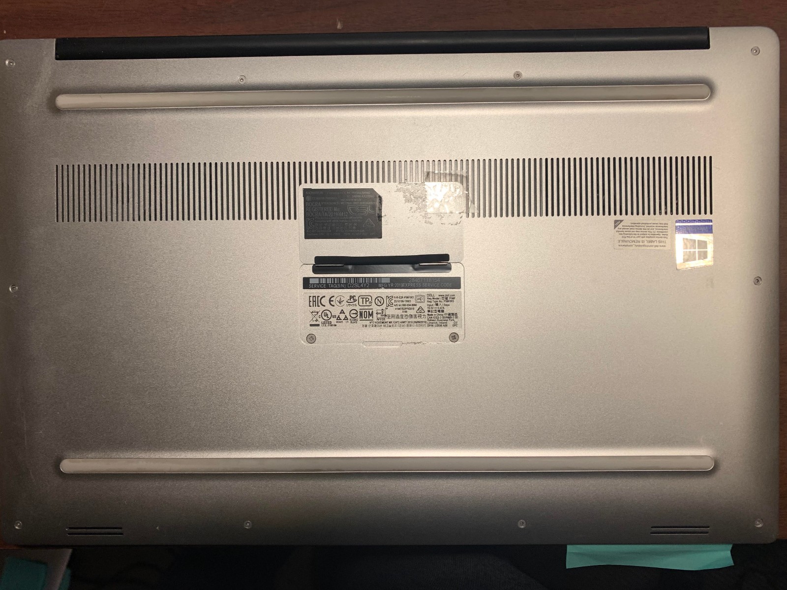Dell XPS 15 7590, Intel i7-9750H, 16GB, 1 TB, GTX 1650, Touchscreen, Win 11 Pro