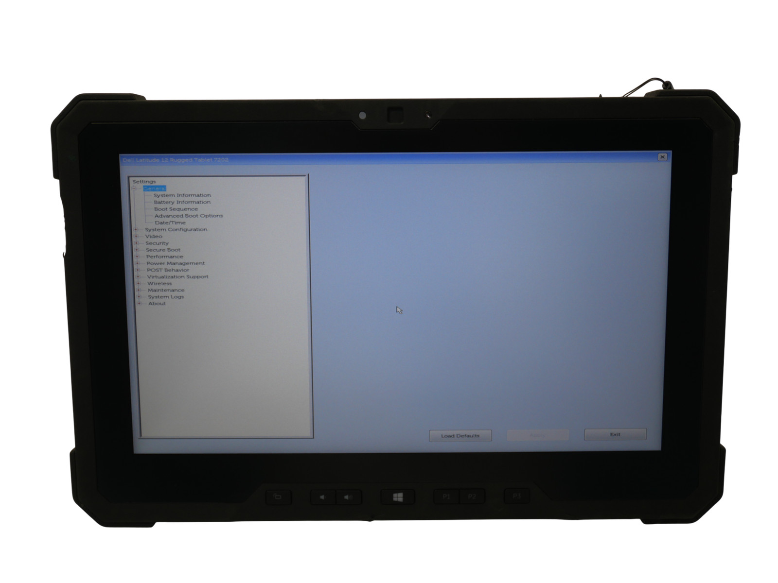 Dell Latitude 7202 Rugged Tablet 12″ Core M-5Y71 1.20GHz 8GB 256GB SSD