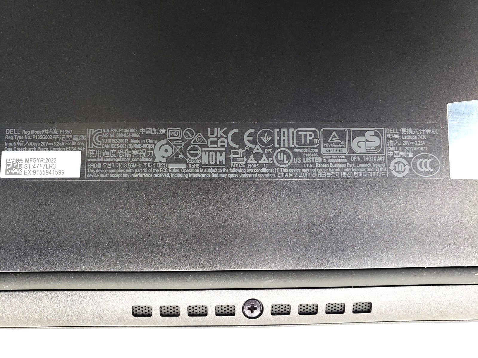 Dell Latitude 7430 Laptop PC i5-1245U 16GB RAM 512GB SSD 14″ Win 11 Pro laptop.