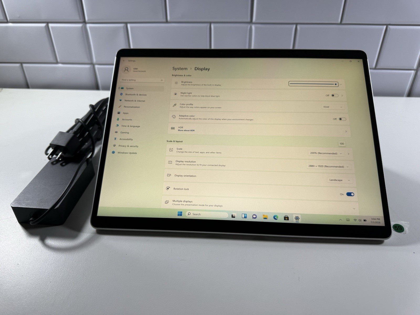 Microsoft Surface Pro 8 (1982) i5-1145G7 – 16GB RAM – 256GB 120Hz – Win 11 Pro