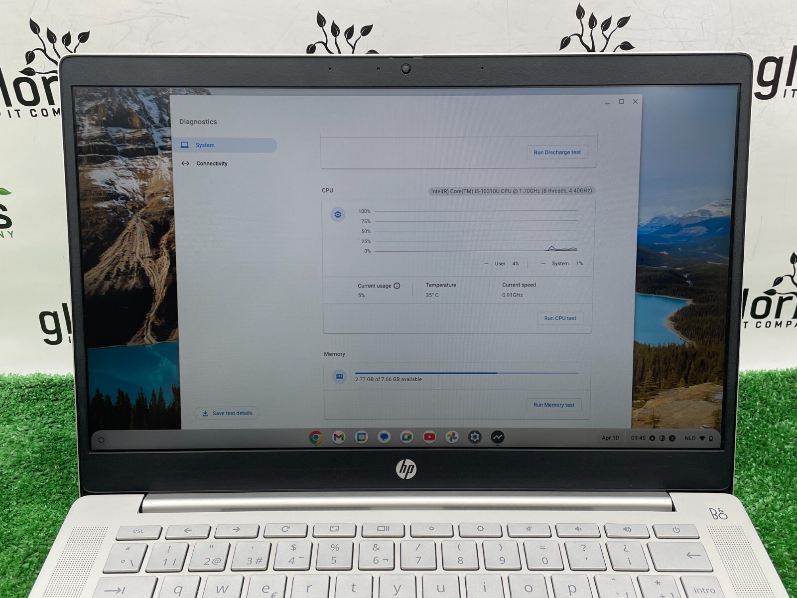 HP Pro c640 Chromebook Laptop Intel i5-10310U 1.70GHz 8GB RAM 64GB SSD ChromeOS