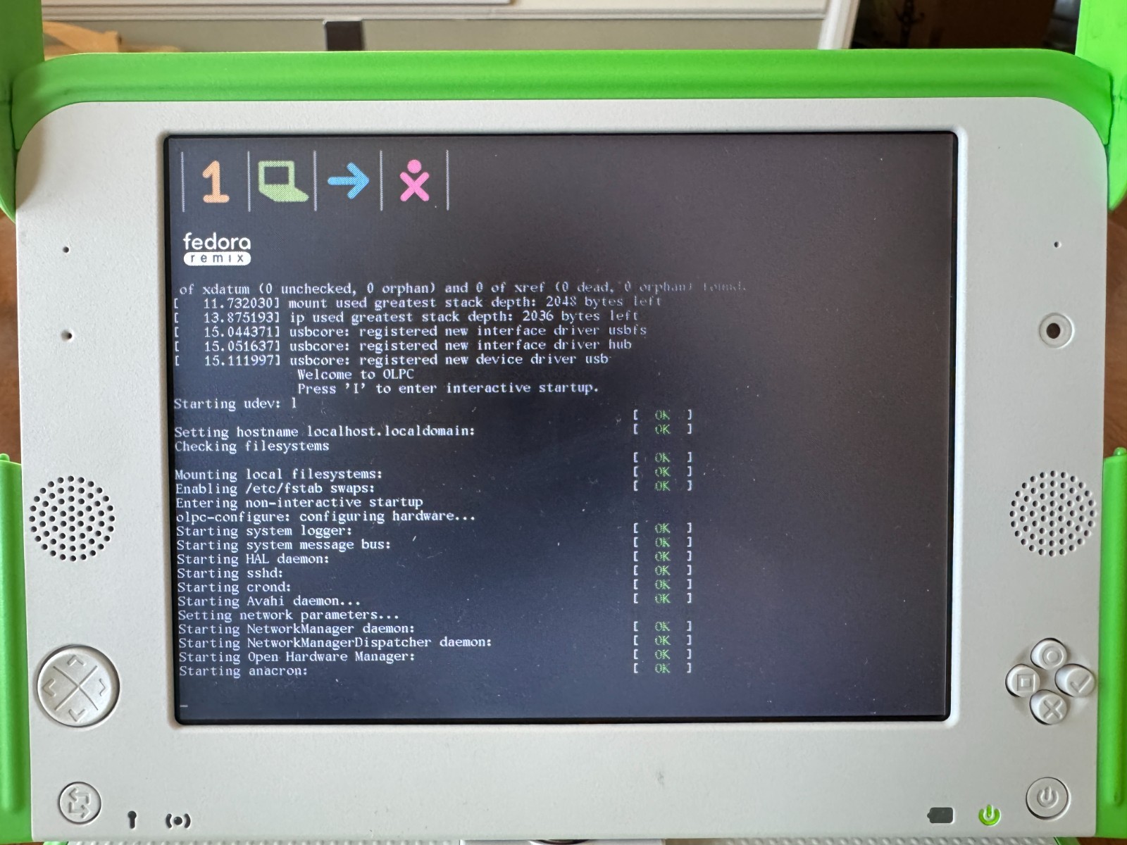 OLPC XO-1 Kids Laptop Computer – One Laptop Per Child (Green) – Tested
