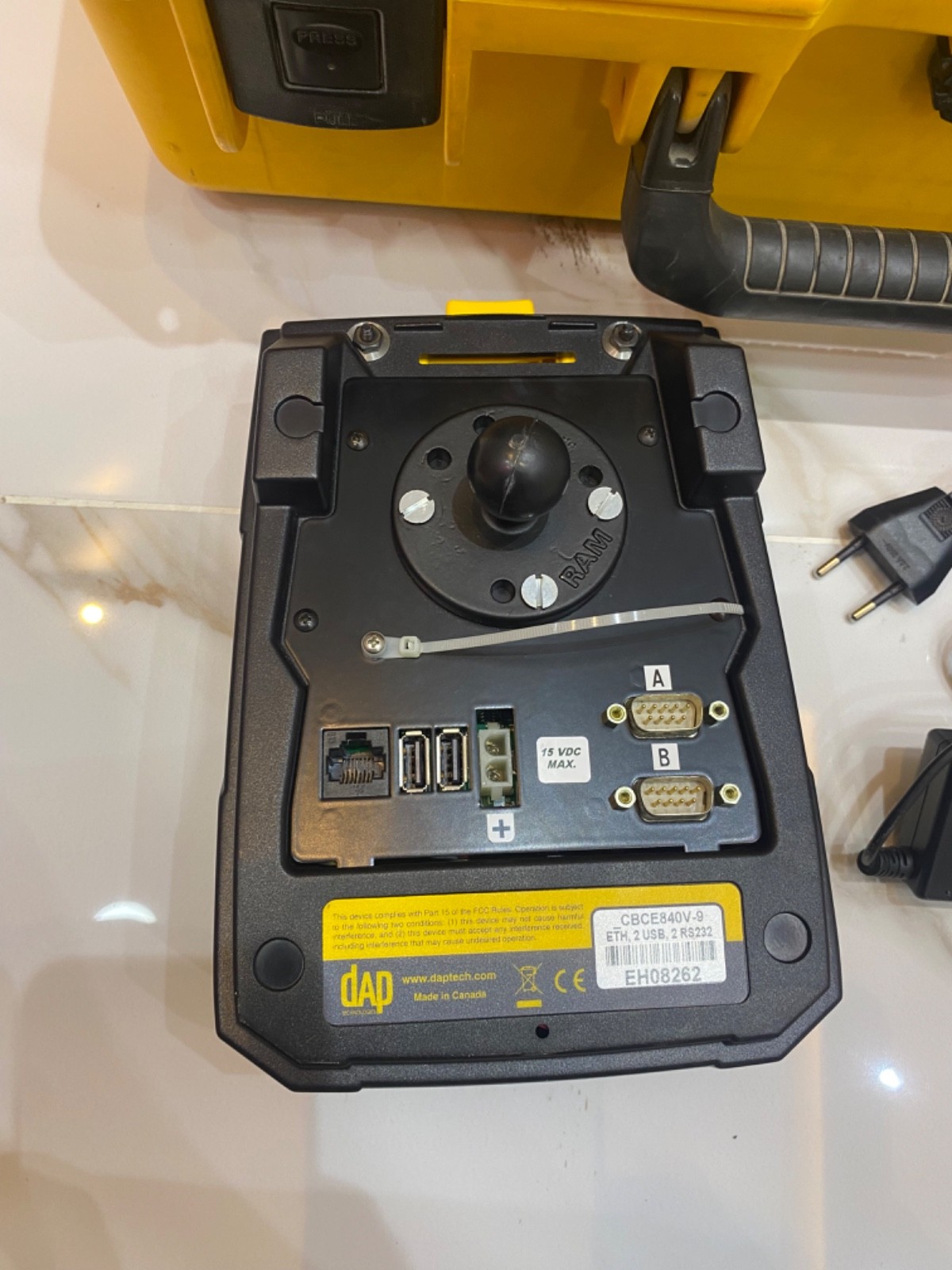 DAP Technologies M9000 ,9000WBWV1 Rugged Tablet with CBCE840V-9 Docking station