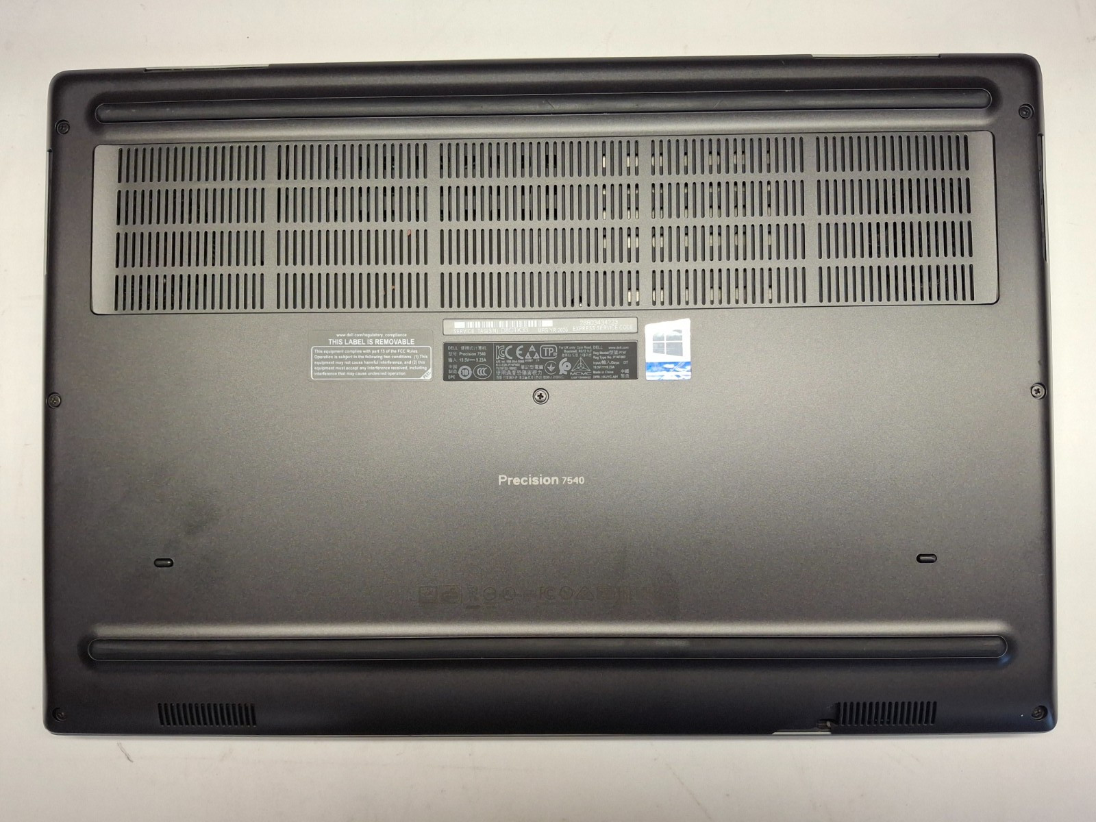 Dell Precision 7540 15.6″ Laptop Core i7-9750H 16GB RAM 256GB SSD Webcam Wifi
