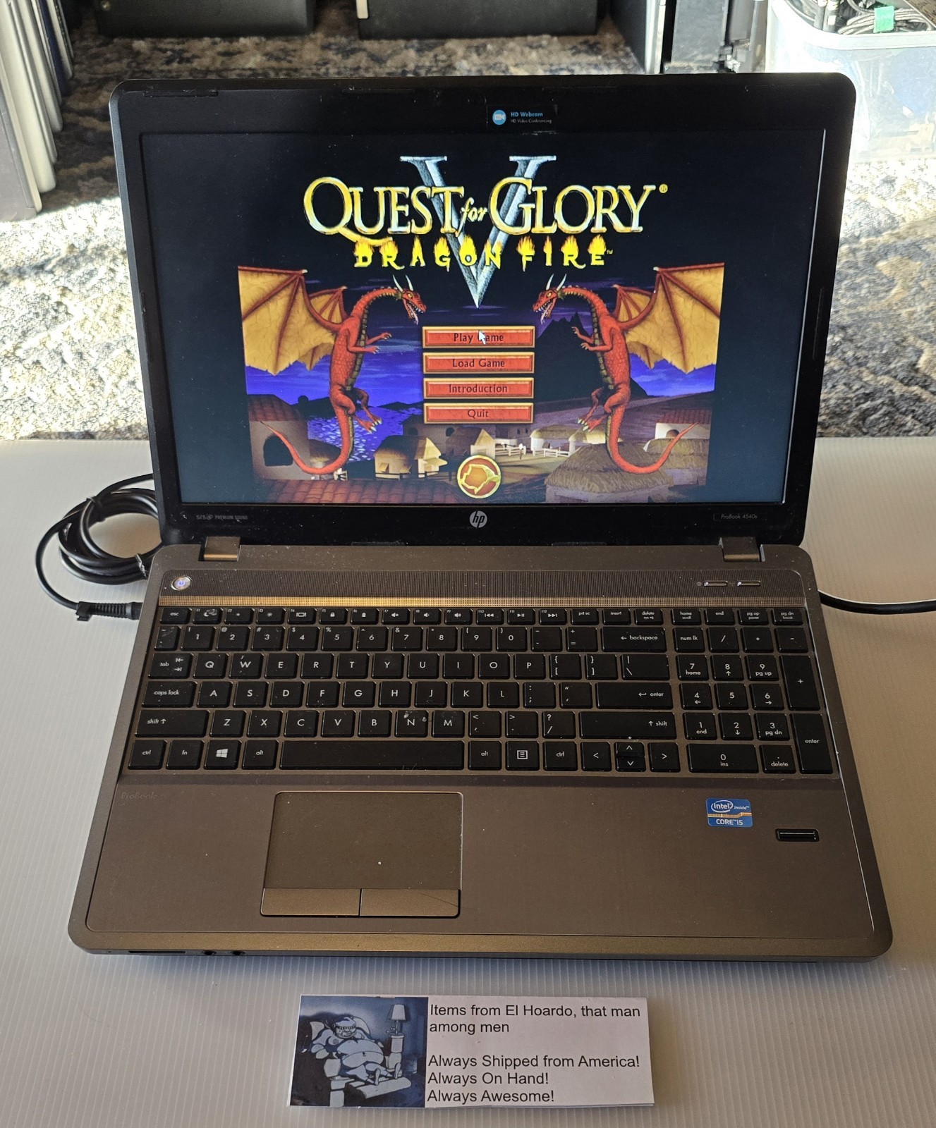 HP Probook 4540s Laptop i5-3210M 2.50Ghz 16GB RAM 500GB HDD WIN 10 PRO