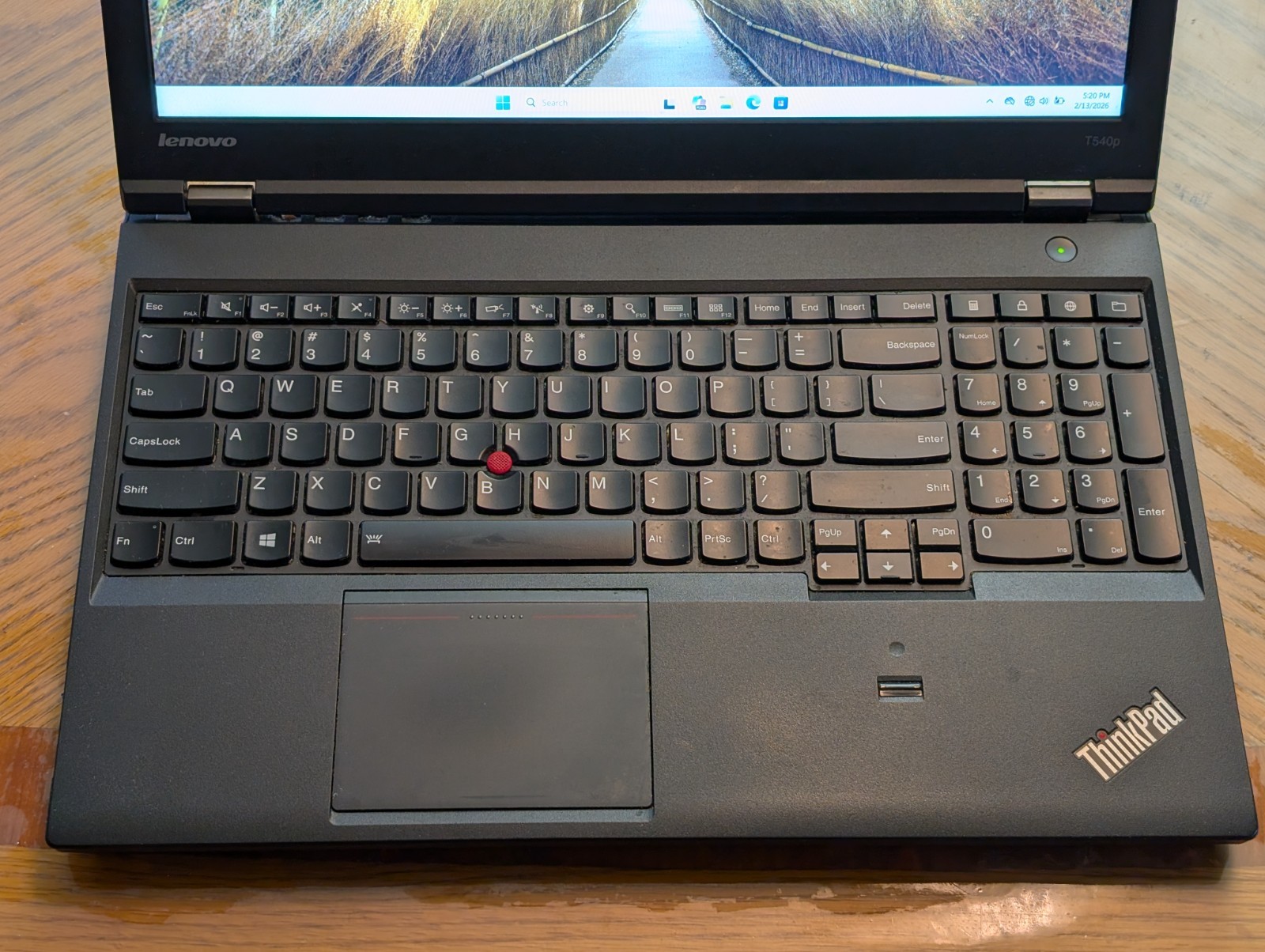 Windows 11 Pro 15.6 Lenovo ThinkPad T540p i7-4700MQ 2.40GH 16GB RAM