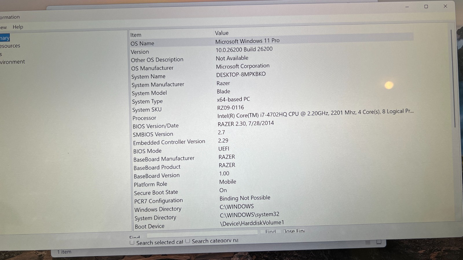 Blade 14 RZ09-01161E32 Intel Core i7-4720HQ 16GB RAM 512gb *READ