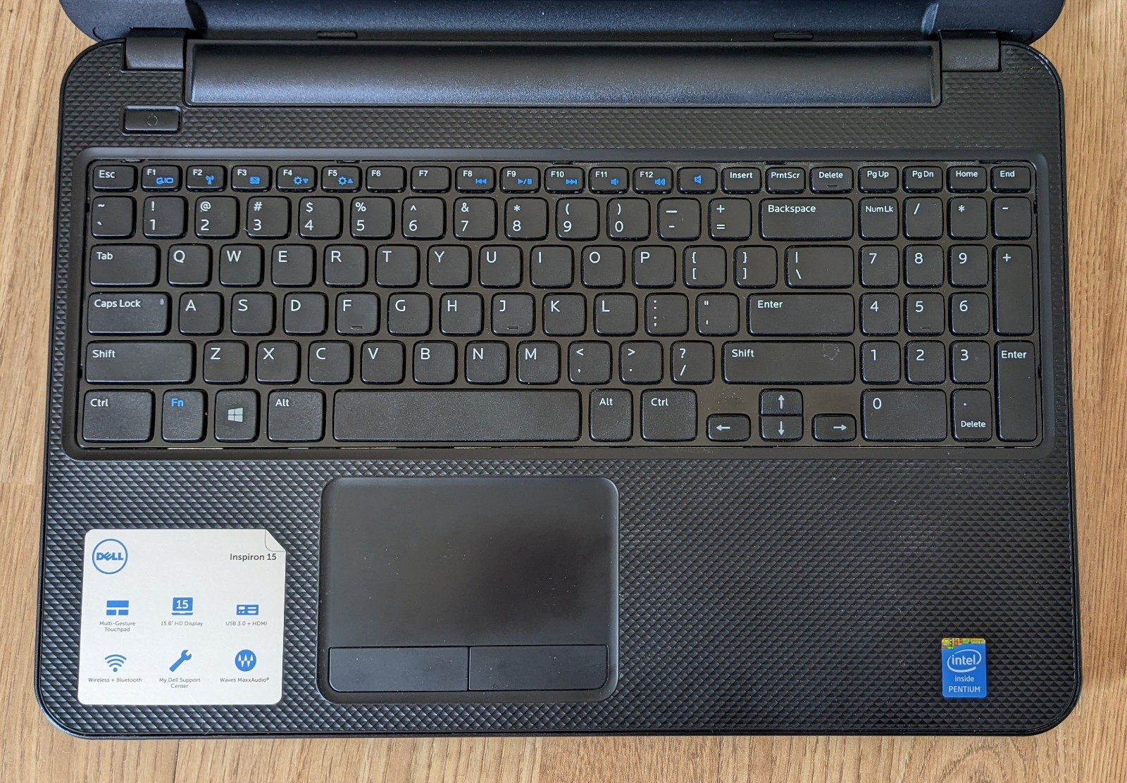 Dell Inspiron 15.6″ Laptop Pentium 2127U 2GB RAM 120GB HDD Win 8.1 *DEAD BATTERY