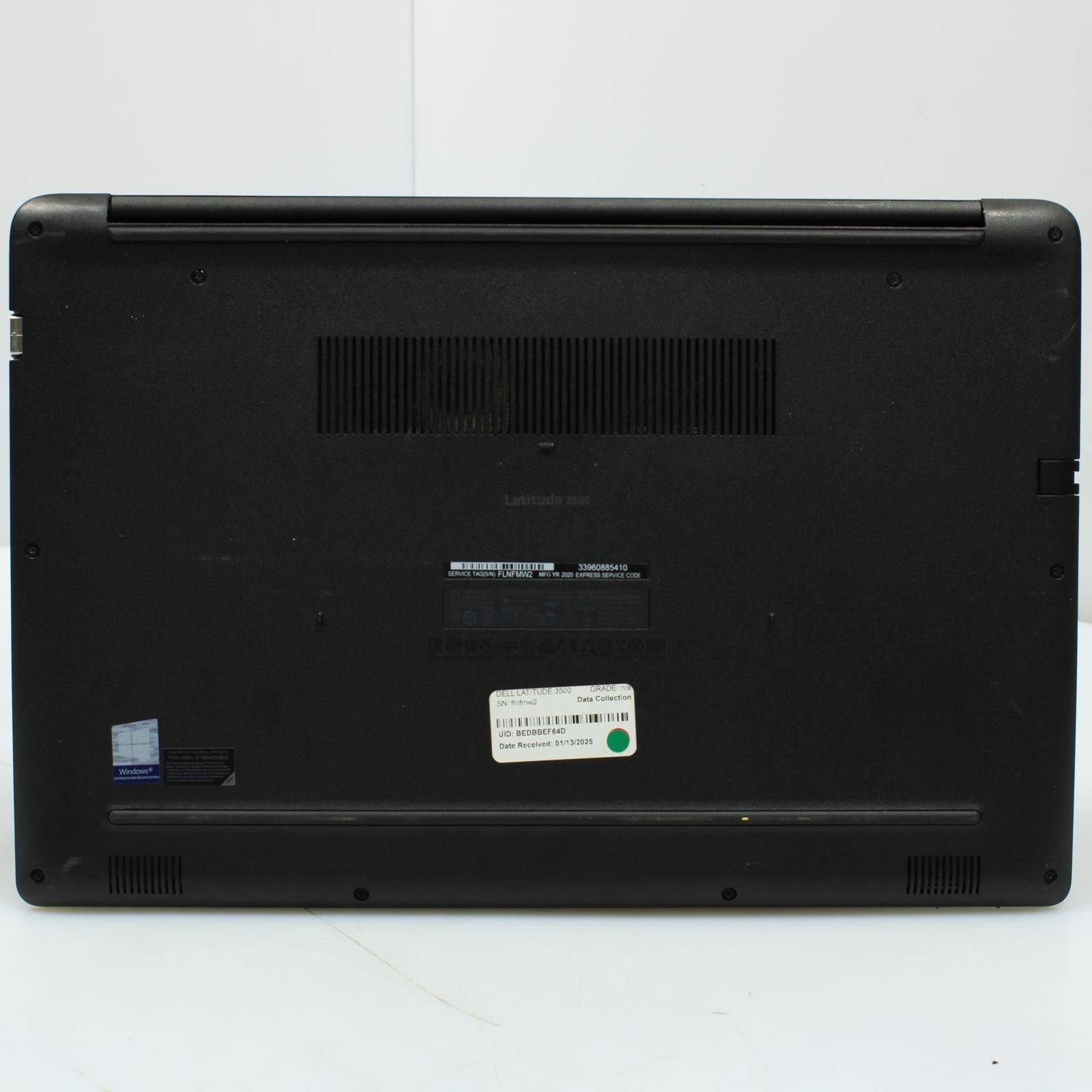 Dell Latitude 3500 Intel Core i5 8th Gen 8GB RAM No Drive/OS/Battery Laptop