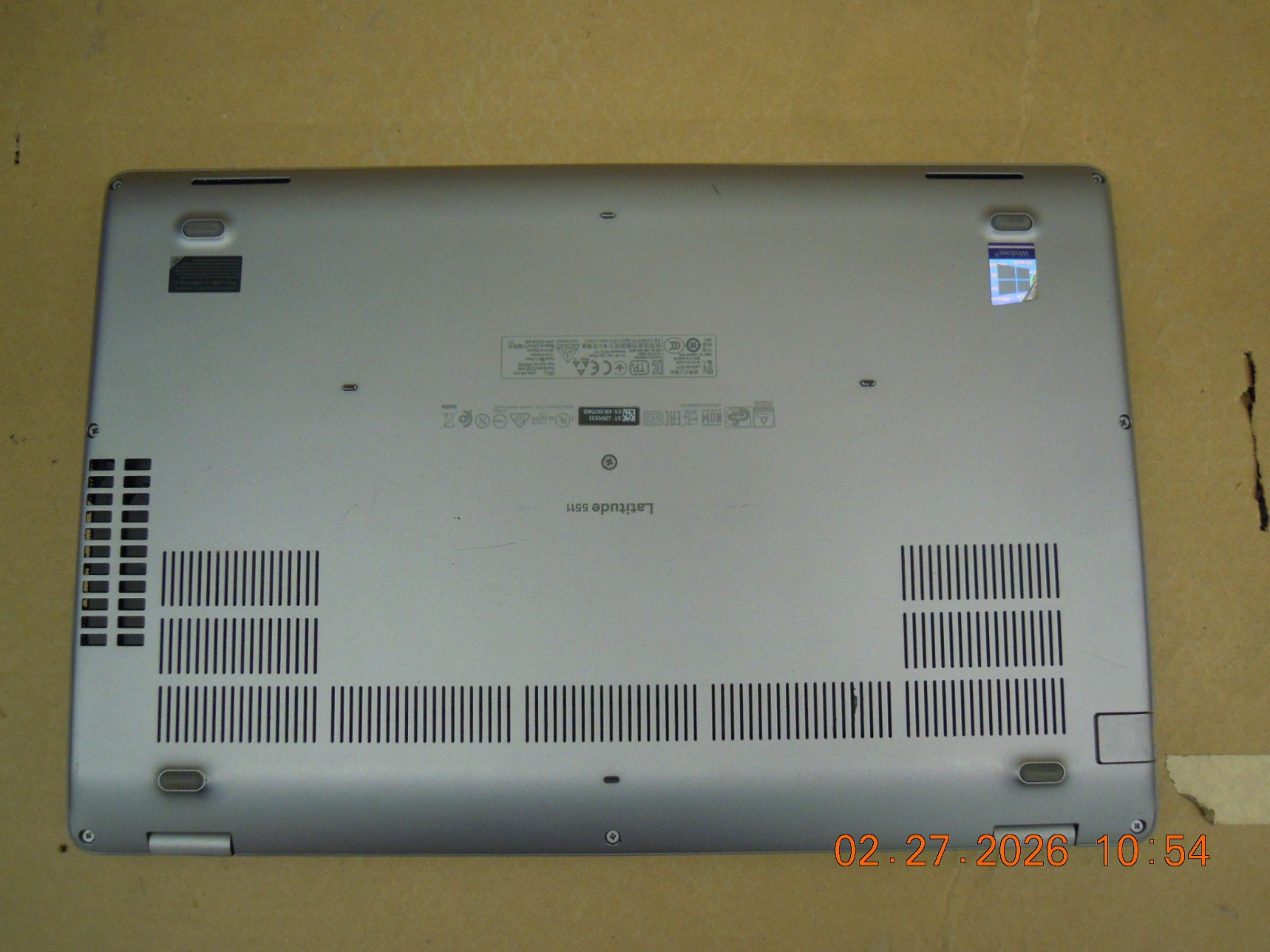 Dell Latitude 5511 | i5-10400H @ 2.60GHz CPU | 8GB RAM | AC Adapter | No HDD #3