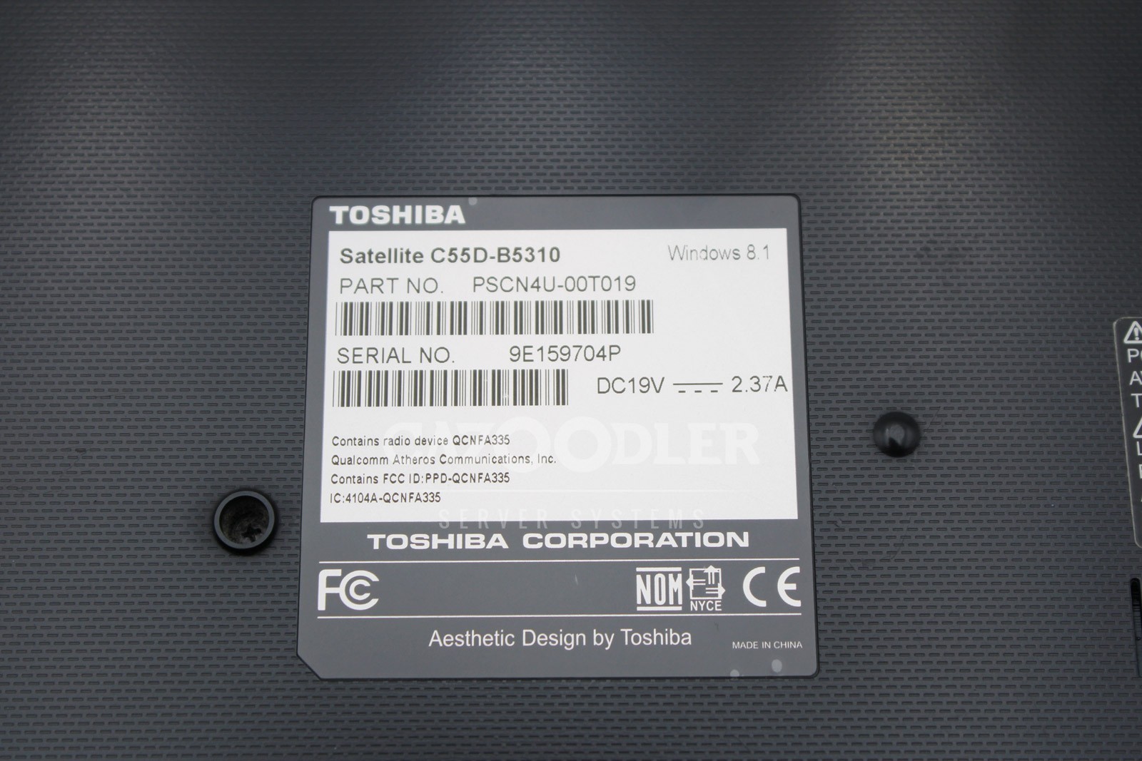 Toshiba Satellite C55D-B5310 15.6” AMD A8 Laptop Works AS IS Parts Repair