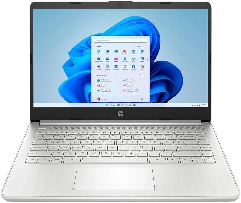 HP 14″ FHD Laptop AMD Ryzen 3-3250, 4GB RAM, 128GB SSD, Silver, Windows 11
