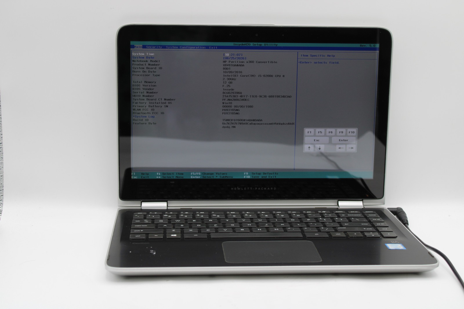 HP Pavilion x360 13-s123cl 2 in 1 i5-6200U 12GB RAM No SSD No OS No Batt *READ