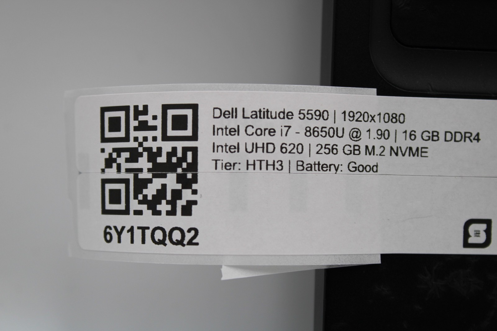 Dell Latitude 5590 _ i7-8650U @ 1.9 GHz _ 16GB RAM _ 256GB SSD _ No OS *READ