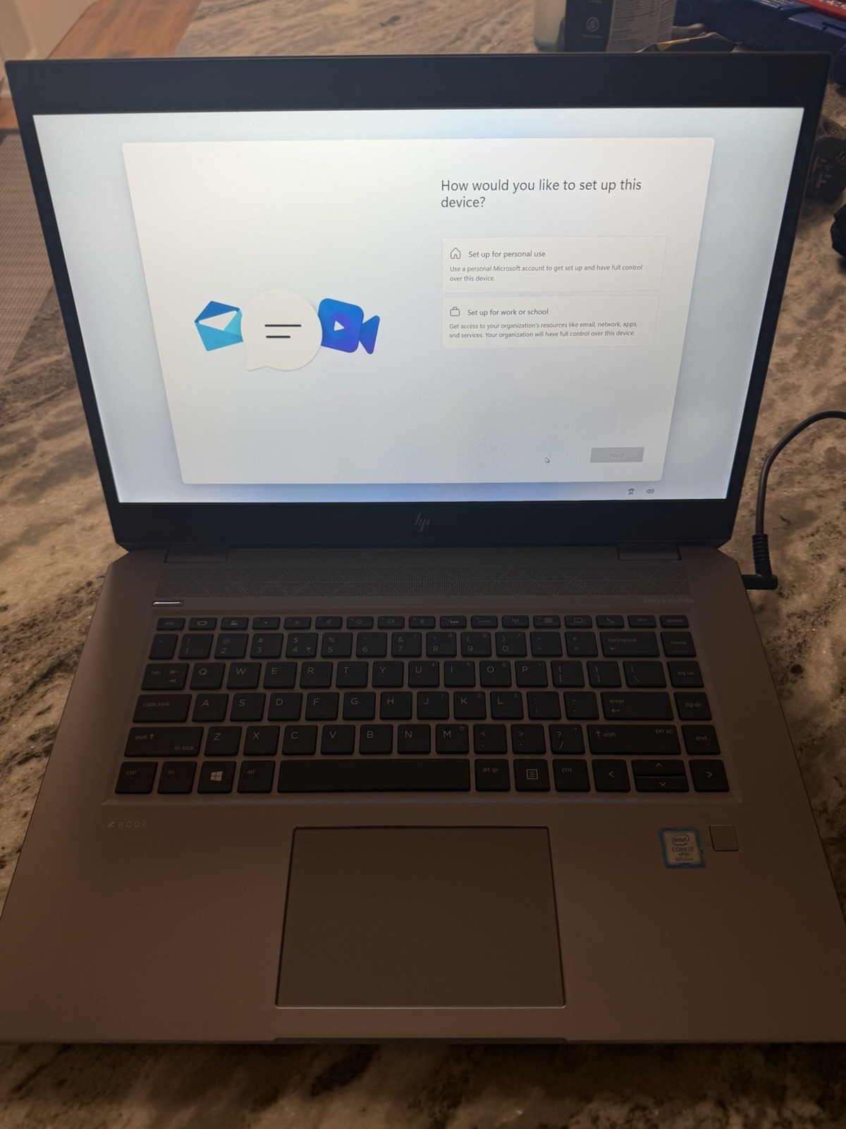 HP Z Book Laptop Intel i7 2.6ghz 16GB RAM 556GB SSD