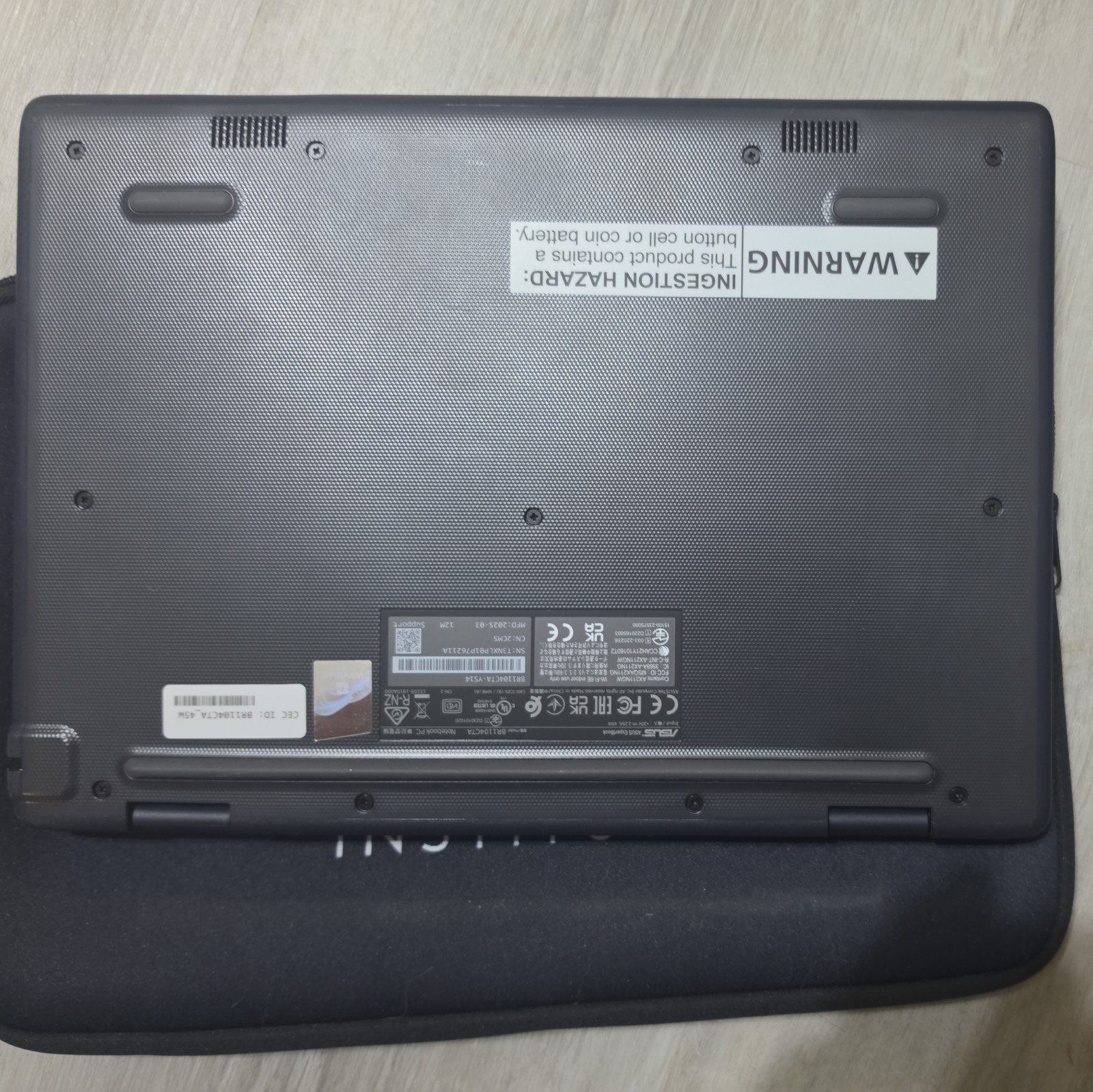 Asus ExpertBook BR1104CG 11.6″ N100 800 MHz 4GB RAM 128GB SSD parts only