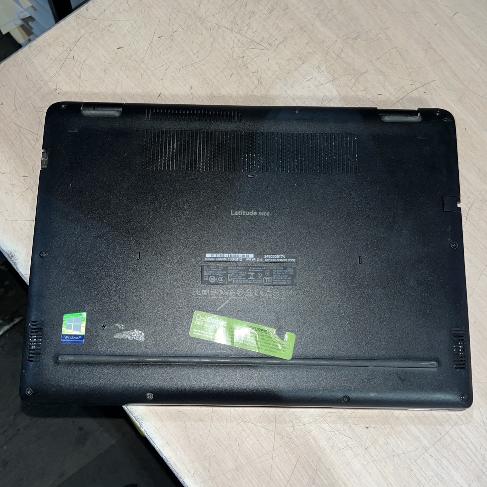 DELL LATITUDE 3400 INTEL CORE I7-8565U 16GB RAM NO HD