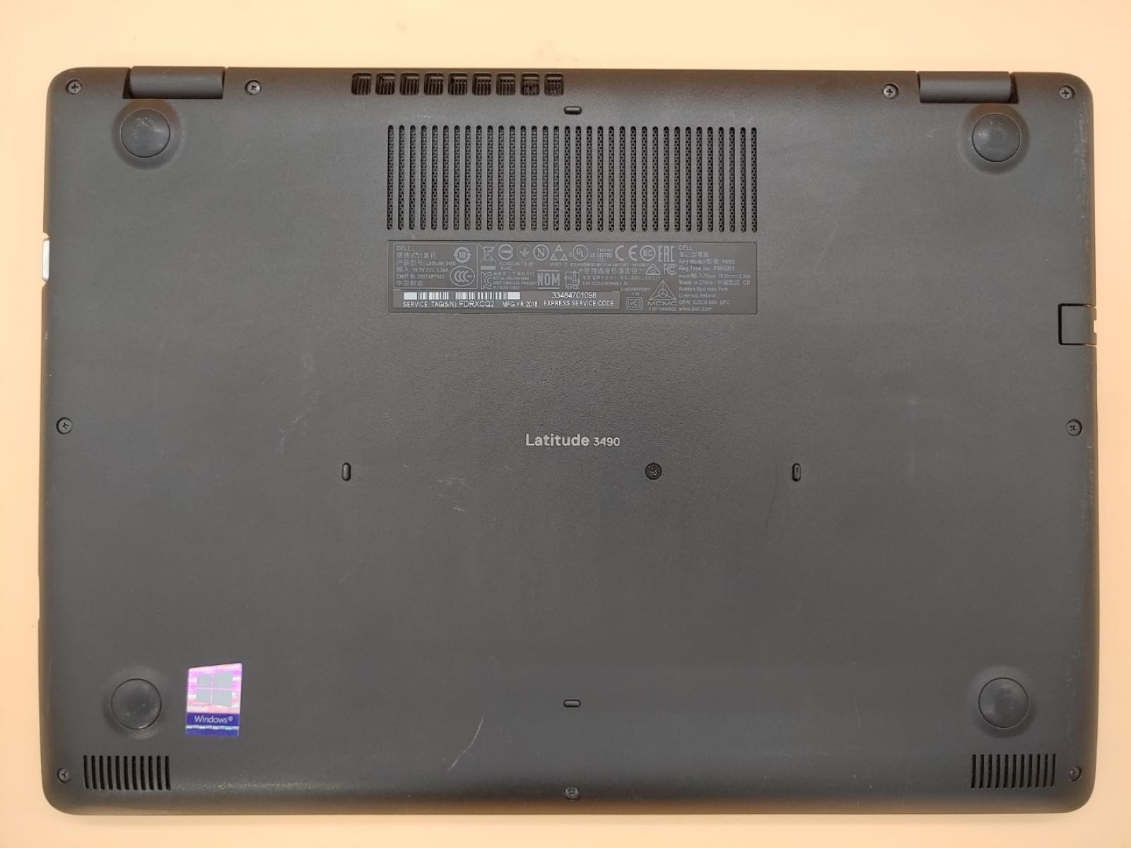 Dell Latitude 3490 14″ Touch i3-7130U✔8GB✔240GB SSD✔Win11Pro✔ *NO A/C* **READ**