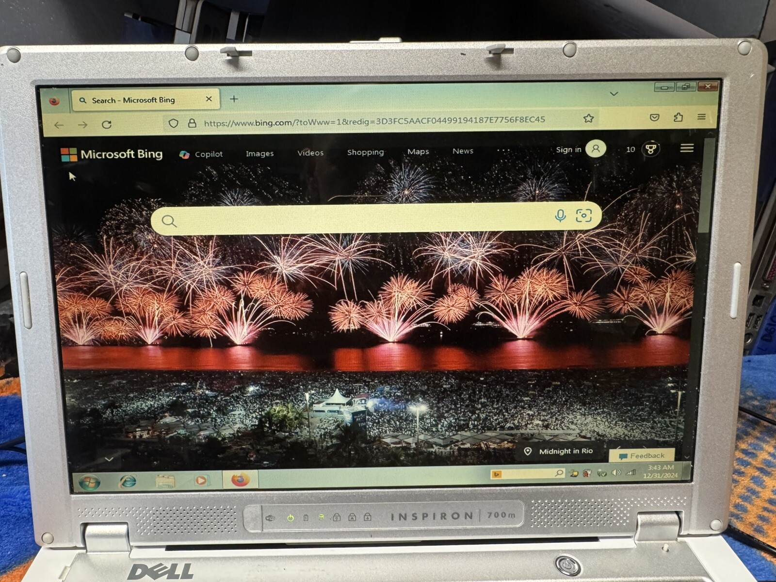 Dell Inspiron 700m, 12.1 TFT, Win7pro, 80GB,, 2GB, DVD-RW, Wifi. #002