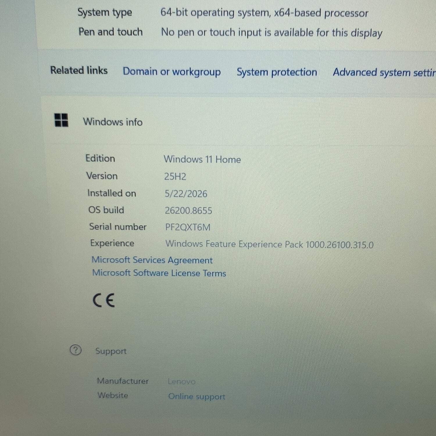 Lenovo IdeaPad 3 15ITL6 15.6″ i5-1135G7 2.4GHz 8GB RAM 256GB SSD