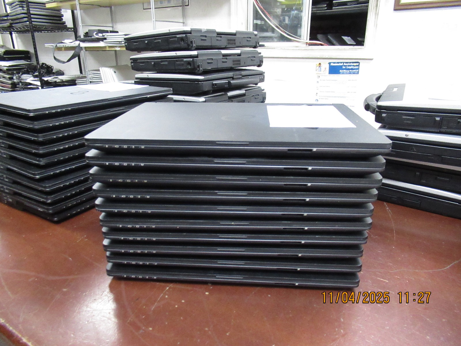 Lot of 10 Fujitsu Lifebook U749 i7 8665U 1.90GHz Laptop [NO RAM/HDD/OS/AC]