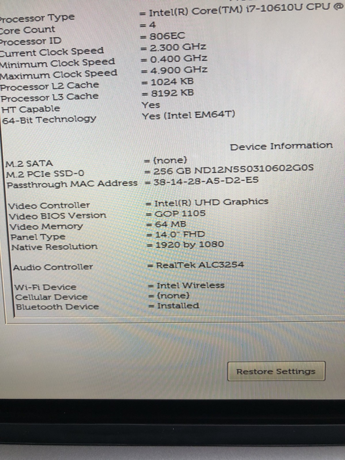 Dell Latitude 9410 2-in-1 i7-10610U 16GB RAM 512GB SSD Touch – Good Condition