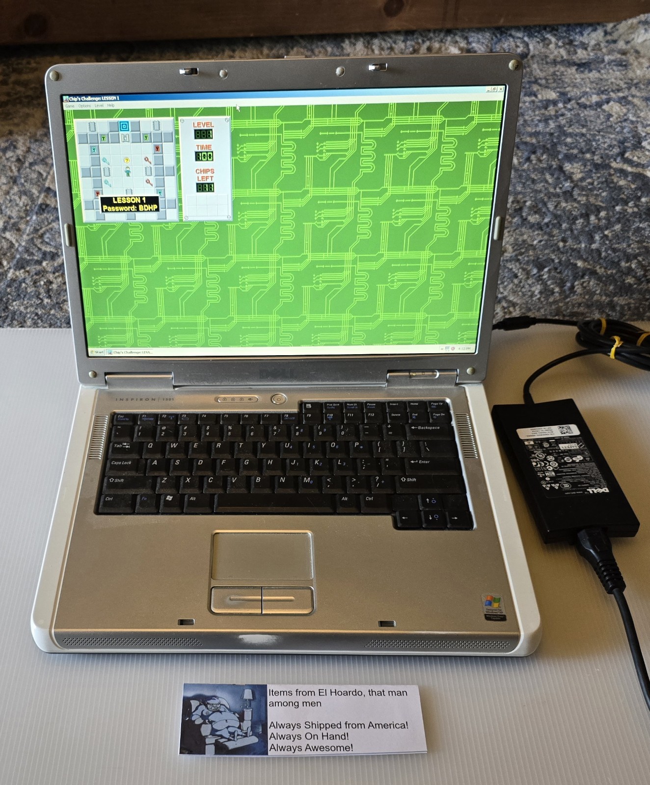 Dell Inspiron 1501 15.4″ AMD Turion 64 2.0GHz 2GB RAM 80GB HDD Radeon XP Works!