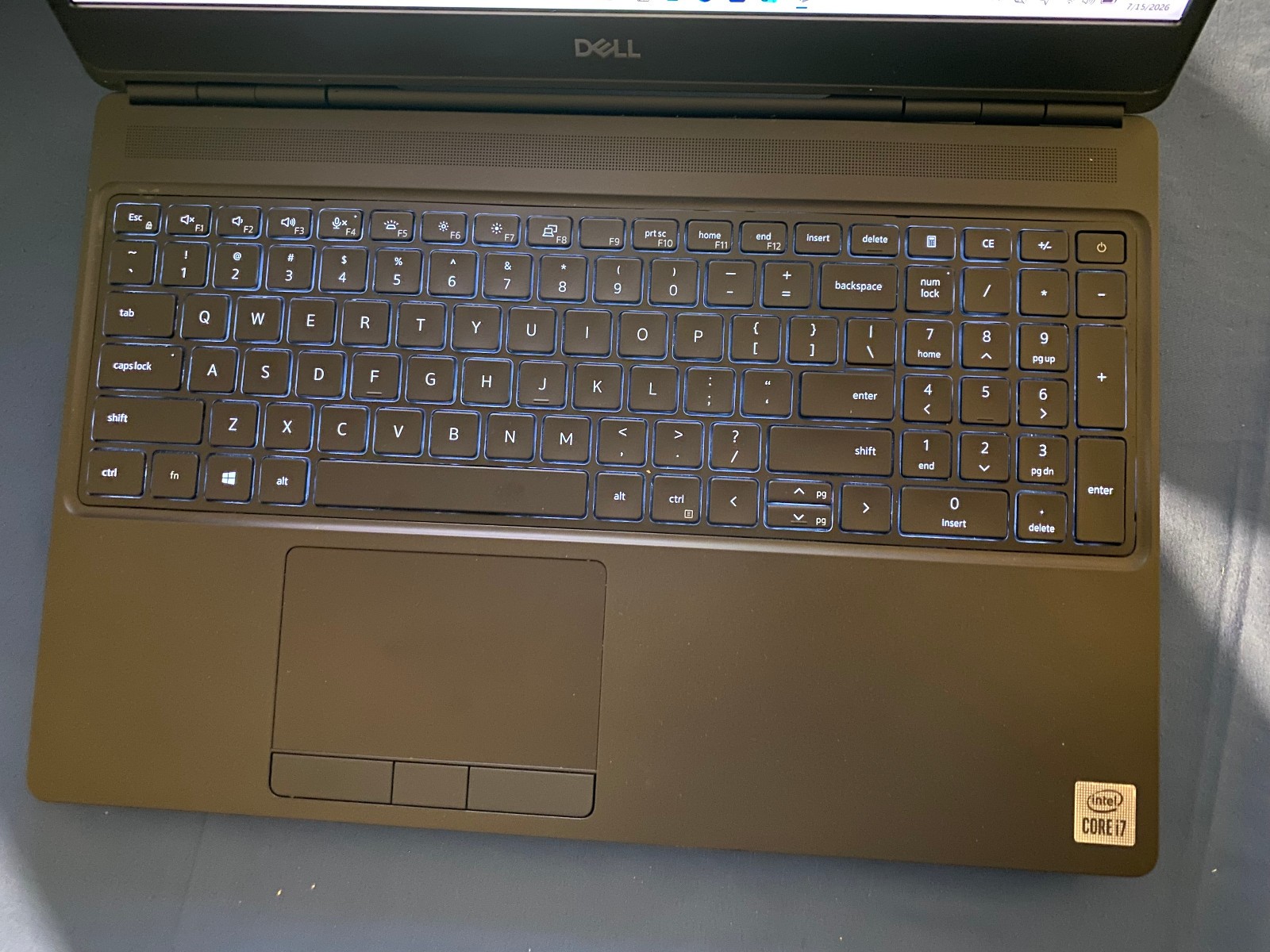 Dell Precision 7550 i7-10750H 2.60GHZ, 512GB SD 32GB NVidia T2000 Win 11 Pro