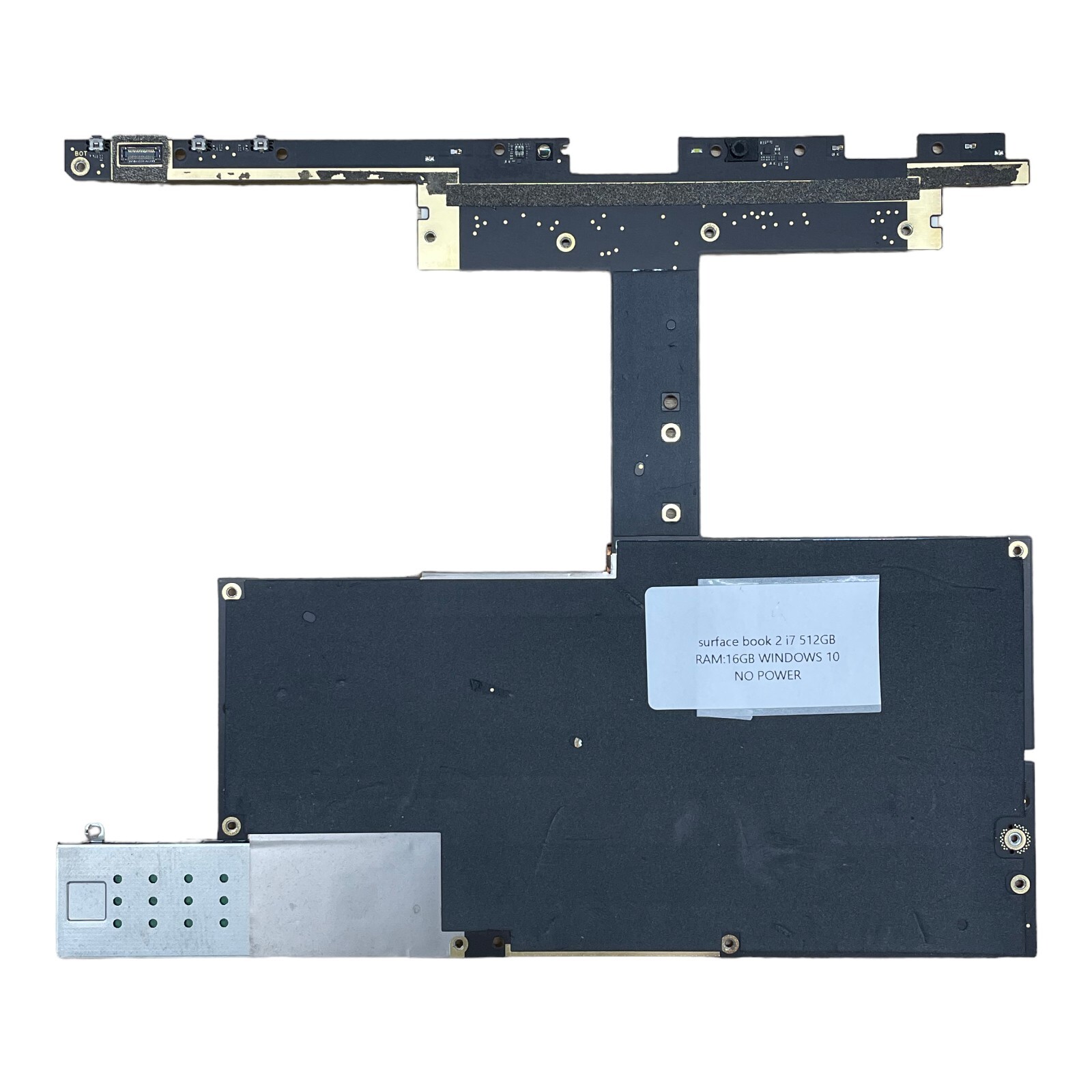 Microsoft Surface Book 2 1832 i7, 16GB RAM, 512GB Logic Board (No Power) AS IS