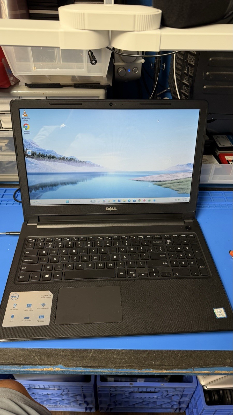 Dell Inspiron 15 3567 i3-7100U 8GB RAM 250GB SSD Windows 11 Laptop