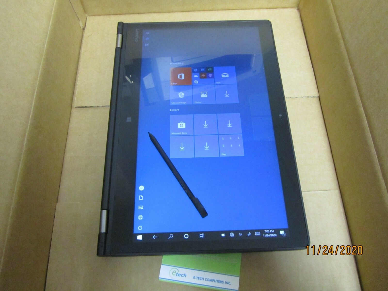 20ELS04900 ThinkPad Yoga 460 i7-6600U 8GB 512GB SSD 14″ FHD Touch Screen Win10