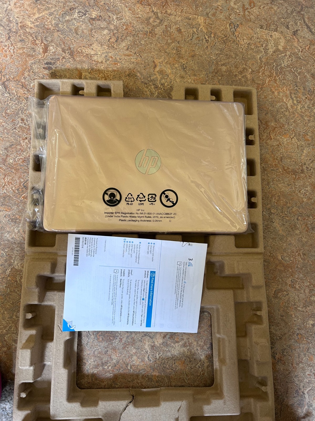 HP – 14″ Laptop – Intel Processor N150 – 4GB Memory – 128GB UFS – Pale Rose Gold