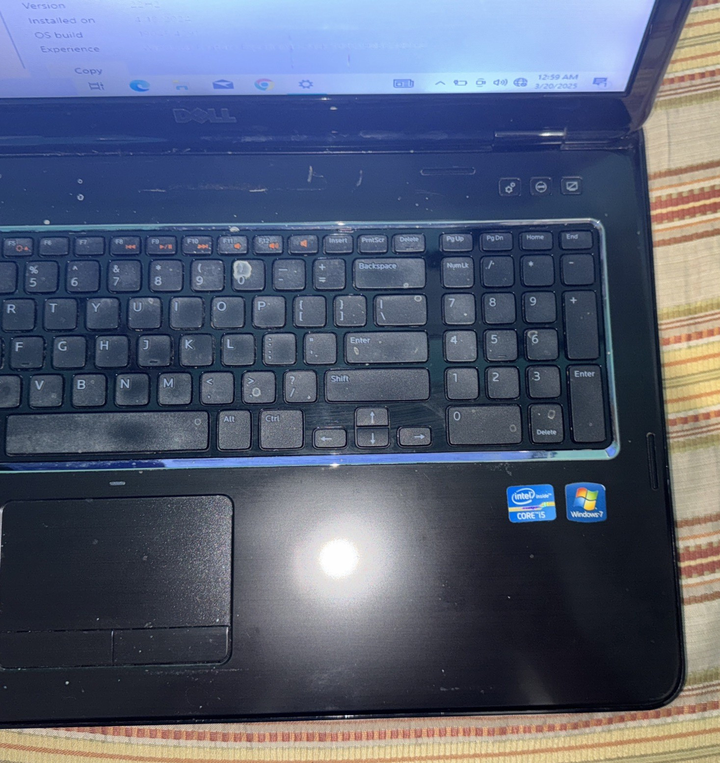 Dell Inspiron N7110 Laptop i5-2430M 2.40GHZ 8GB 240GB SSD W10H Bad Trackpad