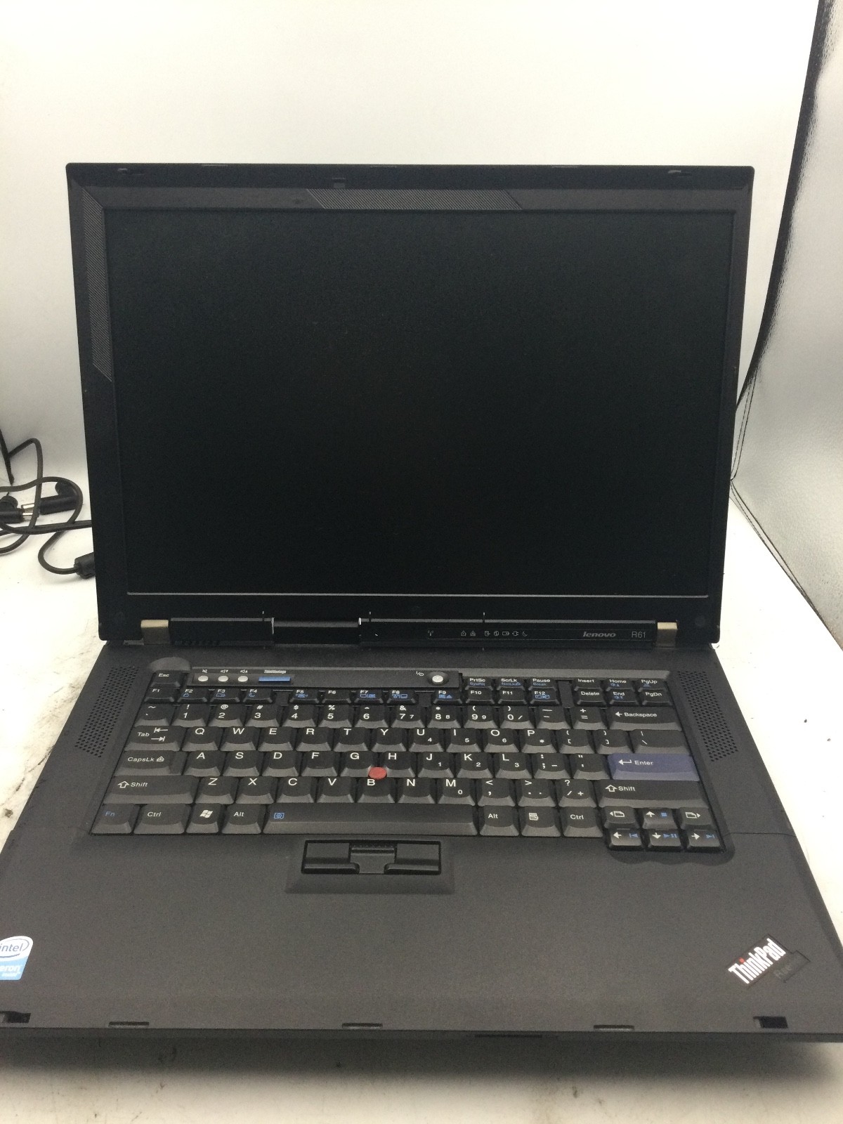 LENOVO THINKPAD R61 – FOR PARTS – INTEL CELERON – NO RAM – READ DESCRIPTION – BB