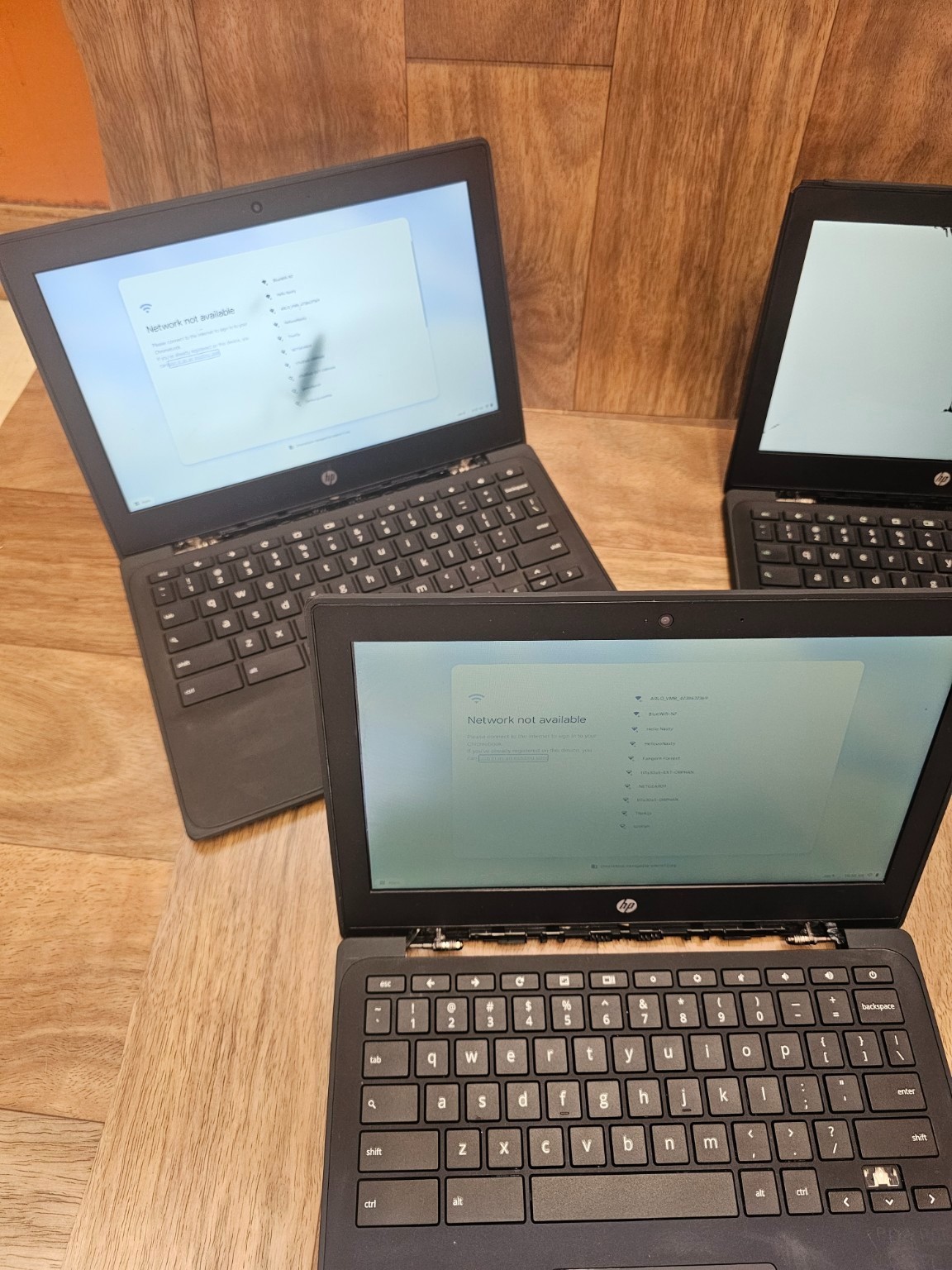 Lot of 5 HP Chromebook 11 G9 EE 11MK 11.6″ 4GB 32GB Parts Repair AS-IS