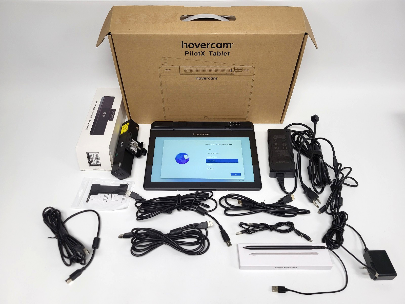 HoverCam PilotX 13.3″ Tablet, Intel i7-10510Y, 16GB RAM, 512GB NVMe, Win 11 Pro