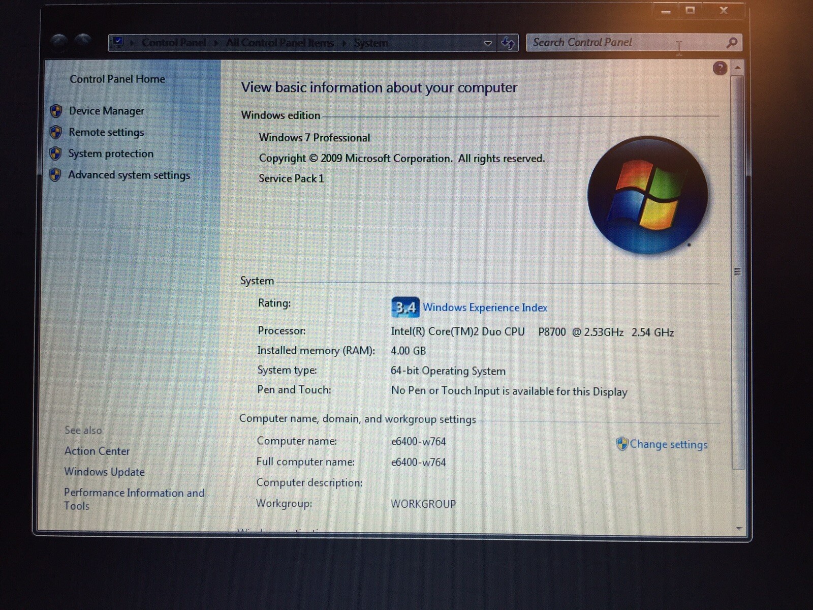 Dell Latitude E6400 14in. (160GB, Intel Core 2 Duo, 2.2GHz, 4GB) Notebook/Laptop